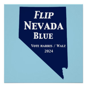 Póster Sacudir Nevada Blue em 2024