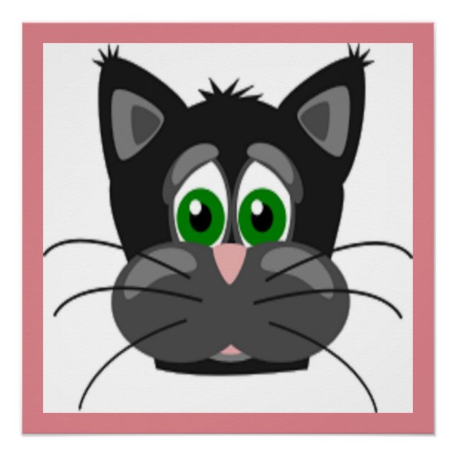 PÓSTER SAD CAT (Frente)