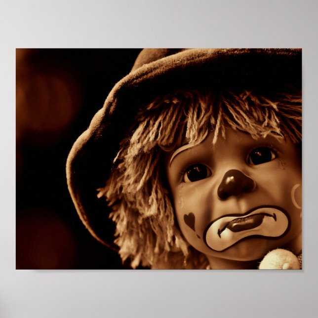 Poster Sad Clowl Face (Frente)