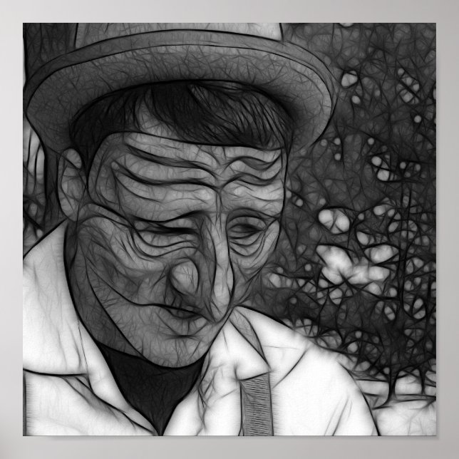 Póster Sad Man (Frente)