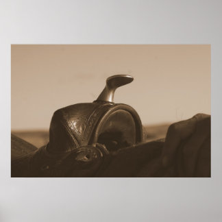 Póster Saddle Horn