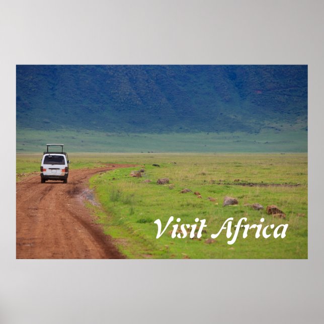 Póster safari africano (Frente)