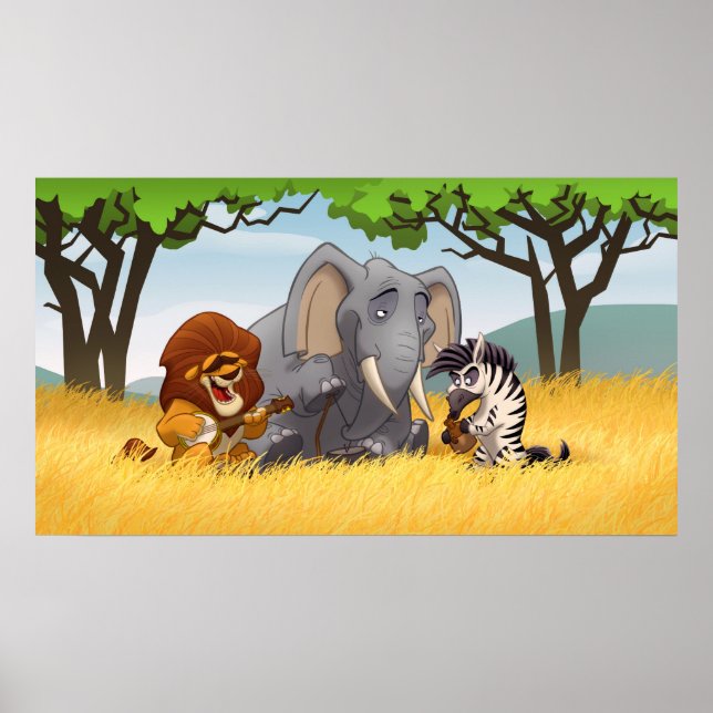 Póster Safari Jug Banda (Frente)