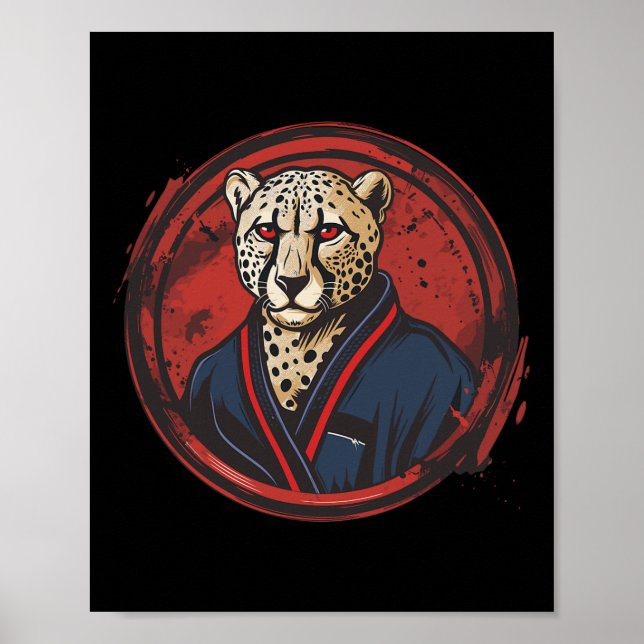 Poster Safari Lepard Cheetah Judo Cheetah (Frente)