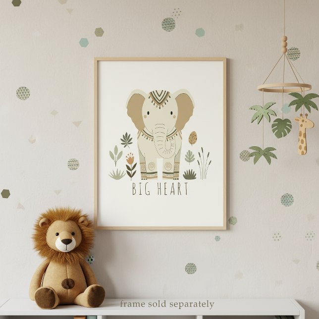 Poster Safari Portraits Elephant Ivory ID1264 (Criador carregado)