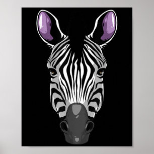 Poster Safari Zebra Costume Para Homens Mulheres Crianças