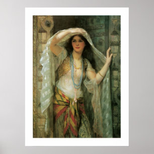 Póster Safie, uma das três damas de Bagdá