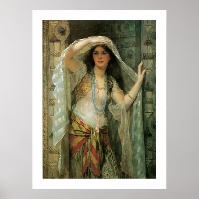 Póster Safie, uma das três damas de Bagdá (Frente)