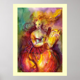 PÓSTER SAFÓ, DANÇA, MÚSICA E POESIA