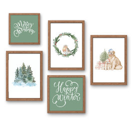 Poster Saga Green Felry muraria de Natal