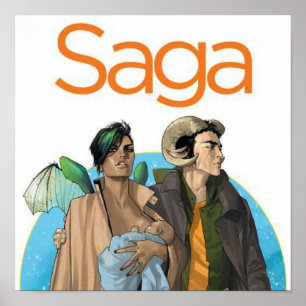 Poster Saga Quadrinho