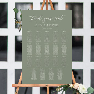 Poster Sage Green Elegant 19 mesas