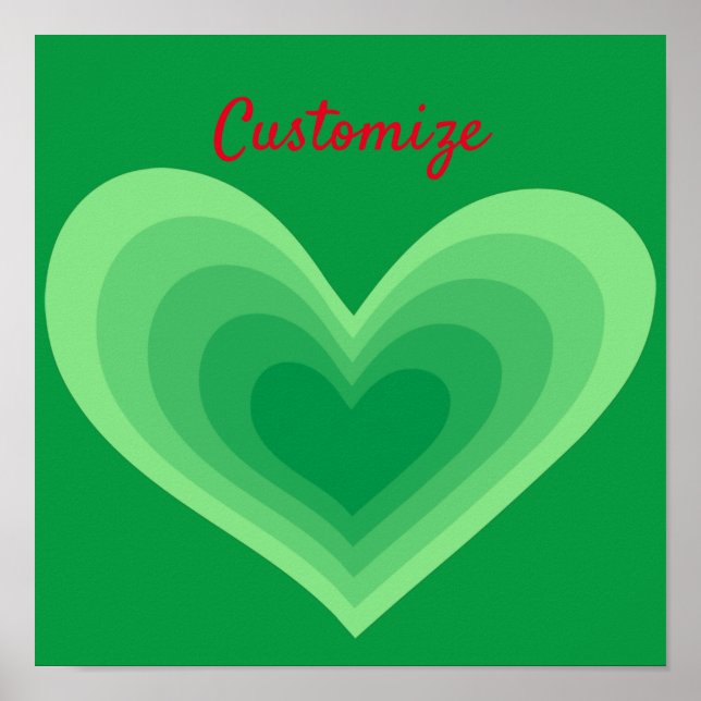 Poster Sage Green Heart Thunder_Cove (Frente)