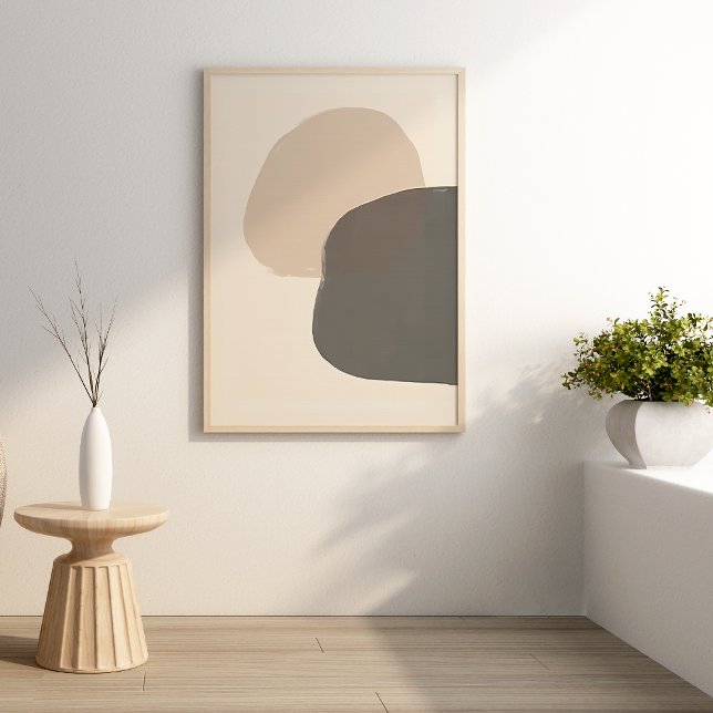 Póster Sage Green Plant Minimalist Wall Art (Criador carregado)