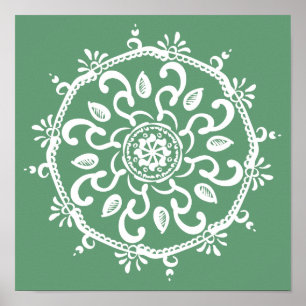 Póster Sage Mandala