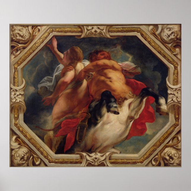 Póster Sagitário, dos Sinais do Zodíaco (Frente)