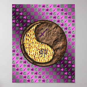 Poster Sagitário e Coelho da Terra