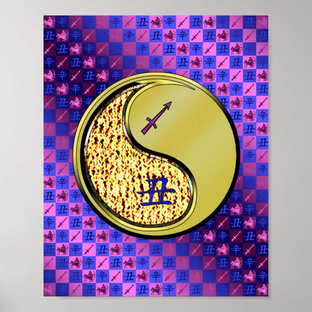 Poster Sagitário e Ox Metálica (Frente)