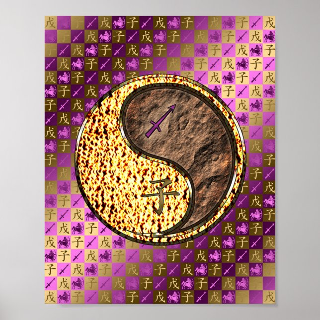 Poster Sagitário e Terra Rato (Frente)