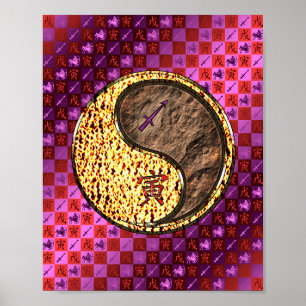 Poster Sagitário e Tigre-da-Terra