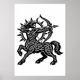 Poster Sagitário — O Arqueiro por BurnsInHell