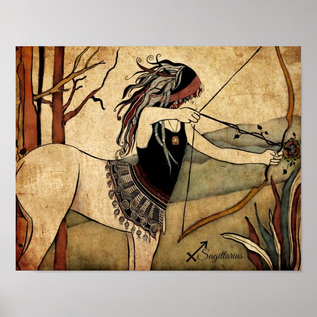 Póster Sagittarius Zodiac (Frente)