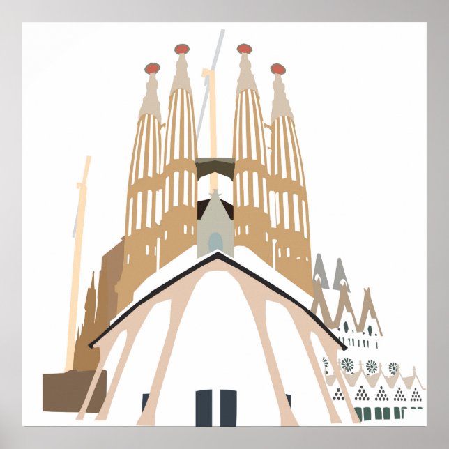 Póster Sagrada Família (Frente)