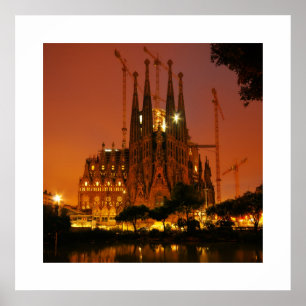 Póster Sagrada Familia, Barcelona - espanha