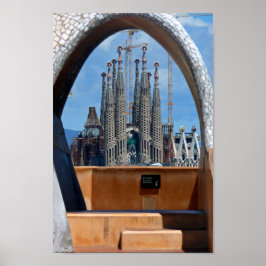 Poster Sagrada Familia Espanha de Barcelona Catalunha