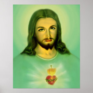 Póster Sagrado Coração de Jesus Sagrado Corazon de Jesus