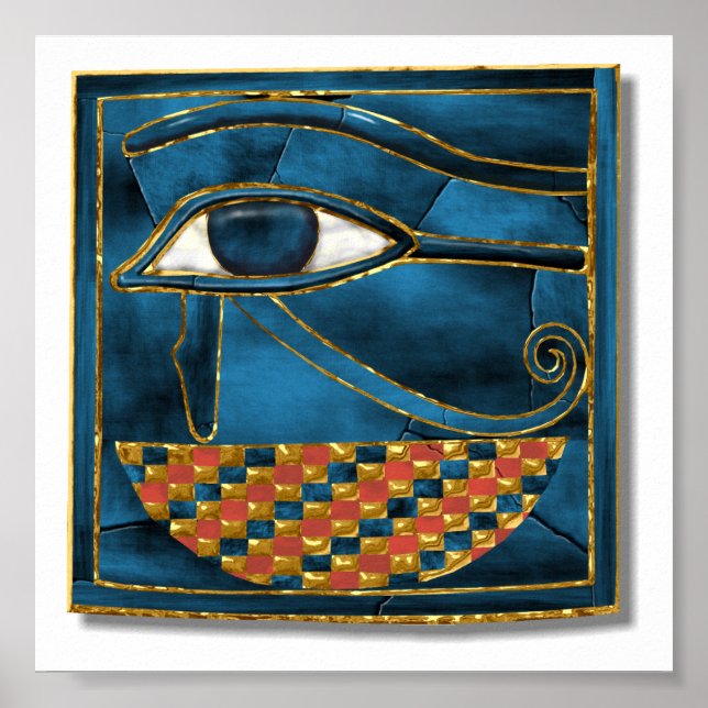 Poster Sagrado Wedjat Eye de Horus (Frente)