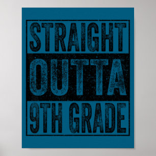 Poster Sai direto da 9ª série turma de graduados de 2026 