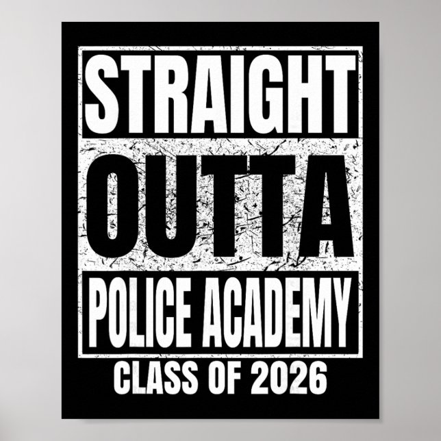 Poster Sai Direto Da Academia De Polícia Cl De 2026 Gradu (Frente)