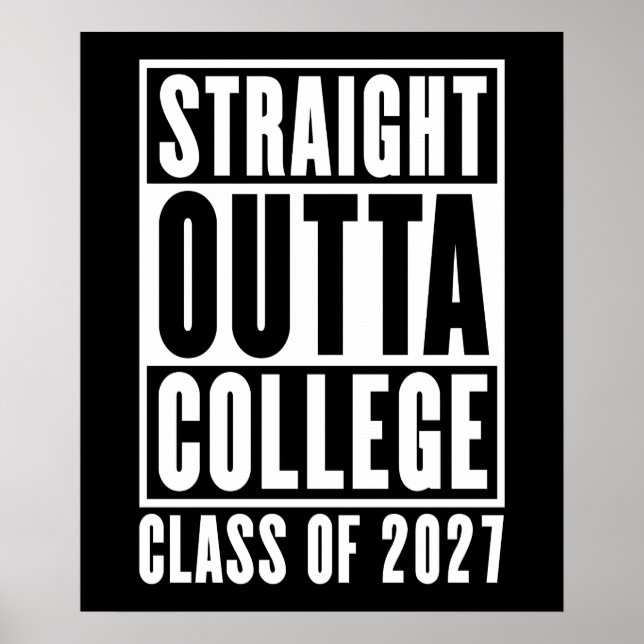Poster Sai Direto da Faculdade Turma de 2027 (Frente)