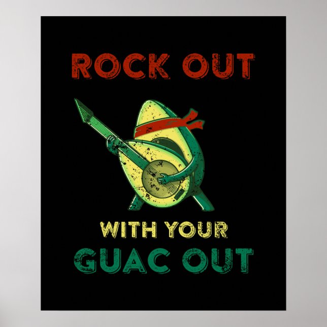 Poster Sai fora com seu Guac Out (Frente)