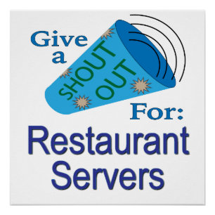 Póster Saia para Servidores Restaurantes