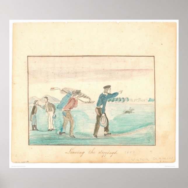 Poster Saída dos Diggings (1601A) (Frente)