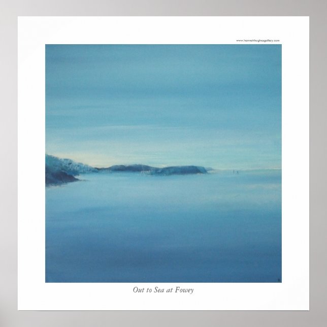 Póster Saída para o mar em Fowey (Frente)