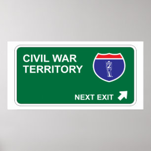 Póster Saída seguinte da guerra civil