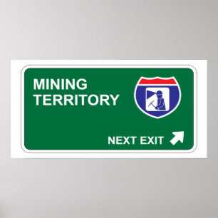 Poster Saída seguinte de mineração