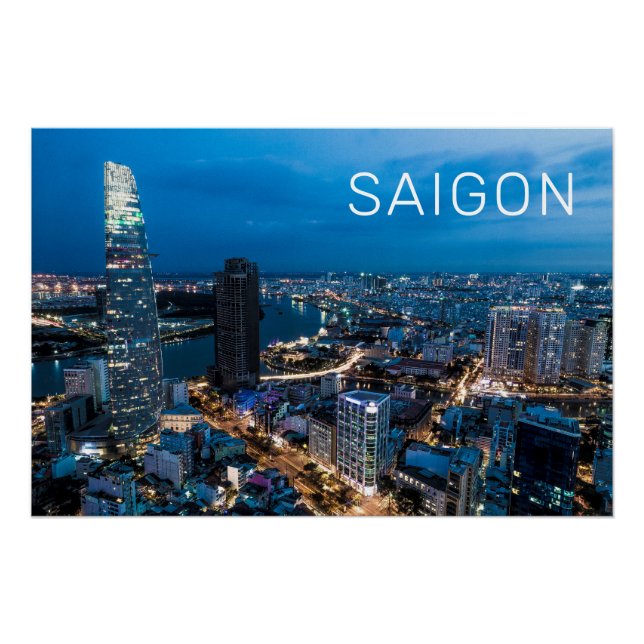 Póster Saigon (Ho Chi Minh City) HCMC Vietname Feriado (Frente)