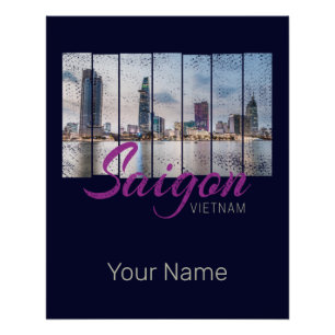 Póster Saigon (Ho-Chi-Minh-Stadt) HCMC Vietnam Souvenir