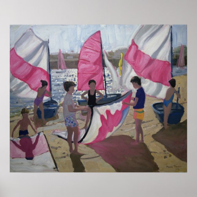 Póster Sailboat Royan França 1992 (Frente)