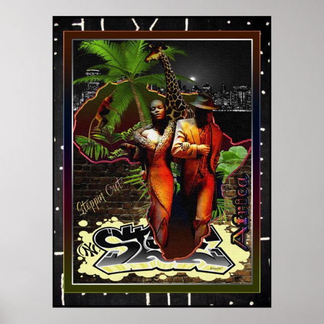 Póster Saindo da África (Frente)