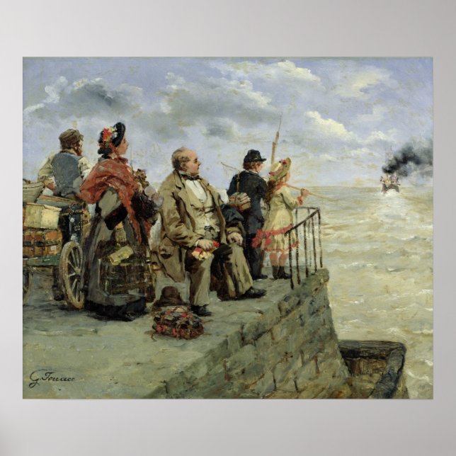 Poster Saindo para Jersey (Frente)