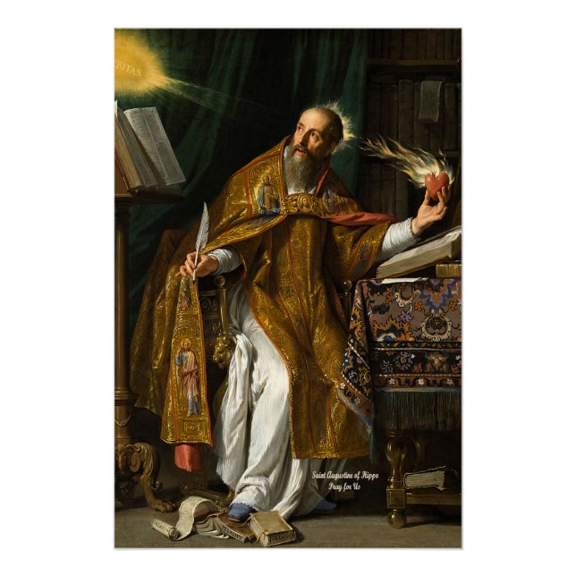 Póster Saint Augustine of Hippo (Frente)