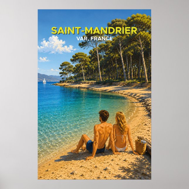 Poster Saint-Mandrier (Frente)