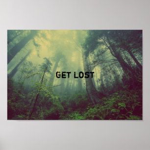 Poster Sair Perdido - uma floresta selvagem