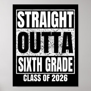 Poster Saiu direto da sexta série Cl 2026 6ª série Gradua