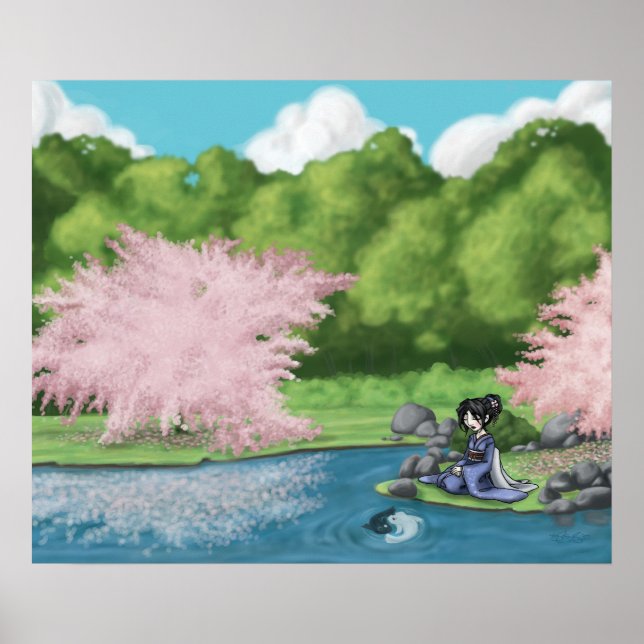 Póster Sakura Garden (Frente)